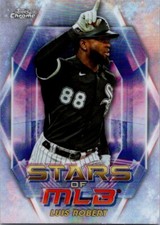 2023 TOPPS SERIES 1 BASEBALL #SMLBC-6 LUIS ROBERT STARS OF THE MLB CHROME