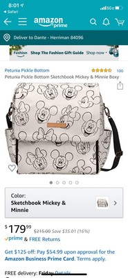 petunia pickle bottom sketchbook mickey & minnie boxy