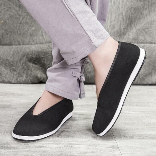 Martial Arts Shoes Trainers Canvas Bruce Lee Kungfu Sport Sneakers Shaolin Shoes - Picture 6 of 9