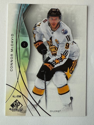 2024-25 UD SP Game Used AS #154 Connor McDavid Edmonton Oilers All Star SP