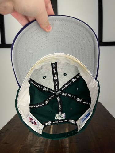 VINTAGE Augusta Greenjackets Hat Cap Snap Back One Size Green New Era Wool MiLB - Picture 11 of 14