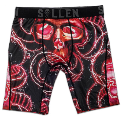 Sullen Art Collective Clothing Boxershorts - Swarbrick Boxer Schädel Schlange