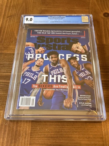 Joel Embiid Sports Illustrated CGC 9.0 White Pages (Philadelphia 76ers) #021