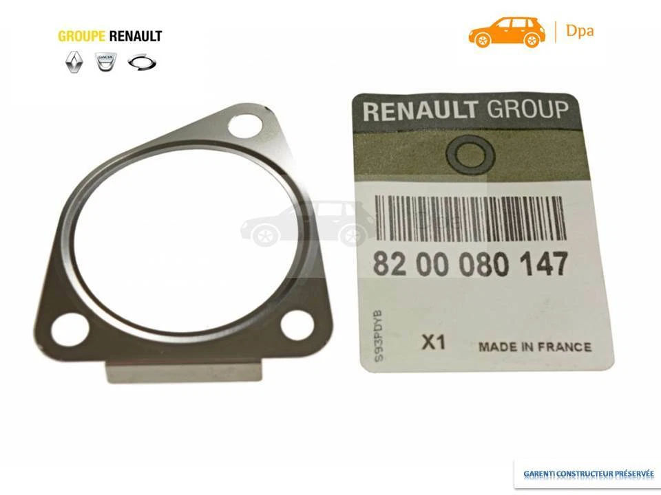 JOINT VANNE EGR 1.9 DCI RENAULT 8200080147 Mégane Scénic Clio d'origine - Photo 1/3