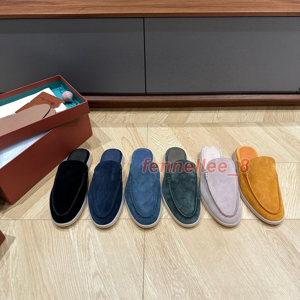 PANTOFOLA D’ORO Pantofole uomo slip on stile italiano vera pelle scamosciata mules ballerine scarpe casual