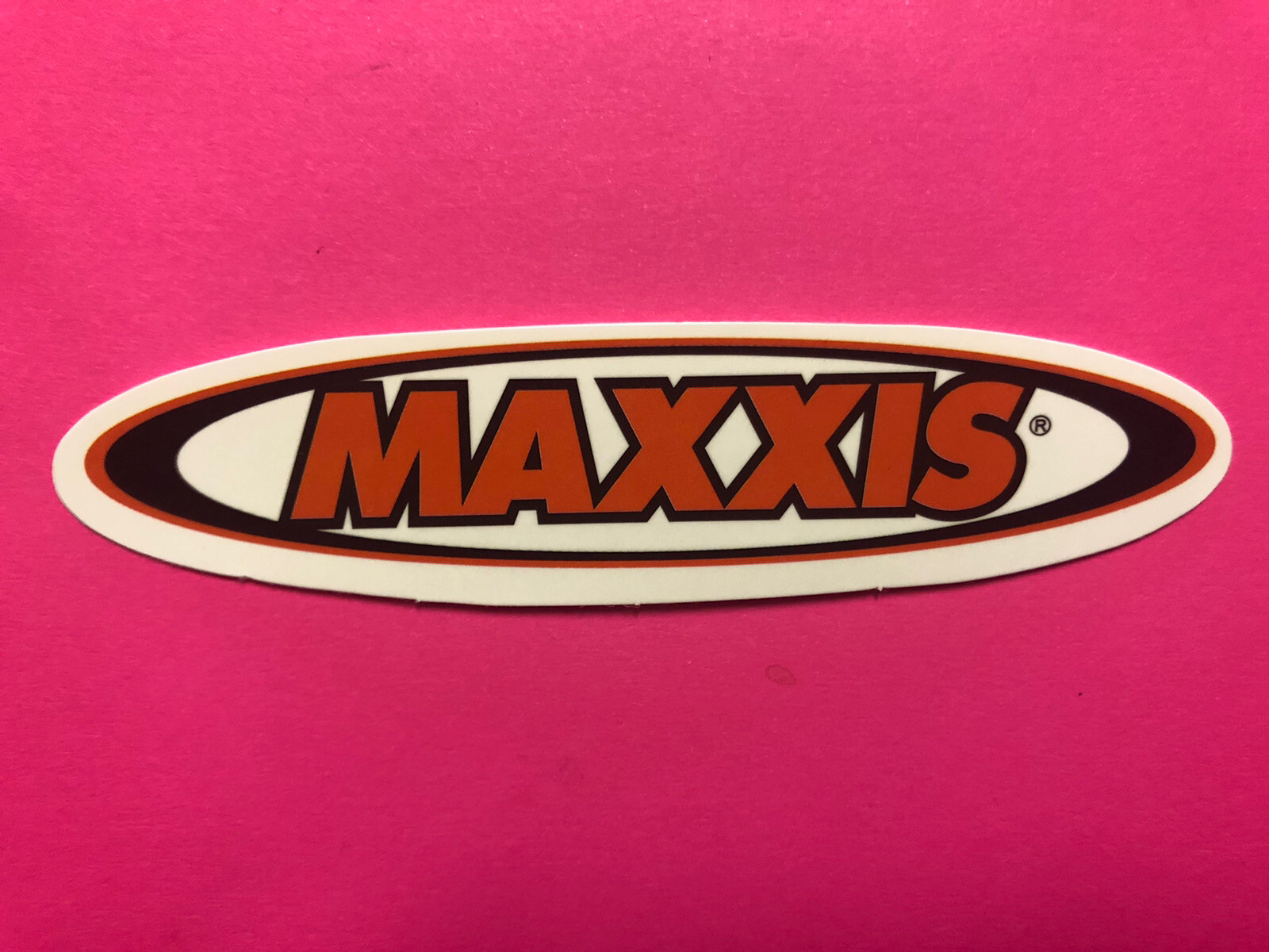 MAXXIS Tires Sticker. Free Ship W/Tracking Approx Size: 3.66&rdquo;X. 75&rdquo; Glossy Finis