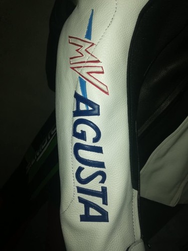MV Agusta Motorbike/Motorcycle Leather Jacket Racing Biker Leather Jac - Picture 5 of 6