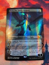 MTG War of the Spark Mythic Edition Ugin the Spirit Dragon Borderless Foil