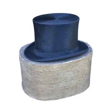 Unique Antique Chapeau Buse black Hat with Victorian Flair Size 51 London made