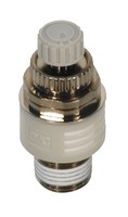 Smc 1/4 Npt Nickel Plated Brass Exhaust Port Flow Control - Asn2-n02-s Smc 1/4 Npt Nickel Plated Brass Exhaust Port Flow Control - Asn2-n02-s