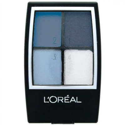 L'Oreal Wear Infinite Studio Secrets Eyeshadow Quad, 220 Blues