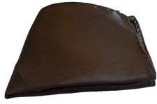 Men's Satin Pocket Square Black Color