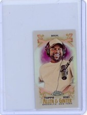 2021 Allen & Ginter Chrome Steelo Brim Mini Refractor- TV Personality