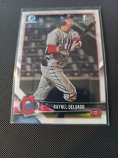 2018 Bowman Draft Chrome Base #BDC-176 Raynel Delgado - Cleveland Indians
