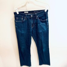 AG Adriano Goldschmied Protégé Jeans Straight Leg Dark Wash Denim Size 32
