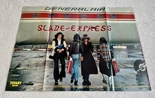 SLADE 1974 Swedish Poster Music Magazine Tiffany 1970s Vintage Very Rare