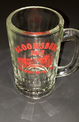 Vintage Bloomsburg Fair Bloomsburg PA Glass Mug
