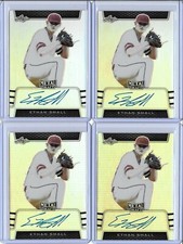 2019 Leaf Metal Draft ETHAN SMALL Silver Prismatic Auto RC /50 Brewers