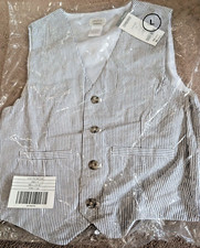 Gymboree Striped Vest for boys, Large 10-12 , "Dressed Up", Age 8-10