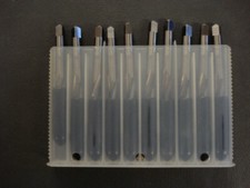 Lot of 10, M6 X 1 Guhring Solid Carbide Tap 3 Flute 15 Degree Spriral 71mm Long