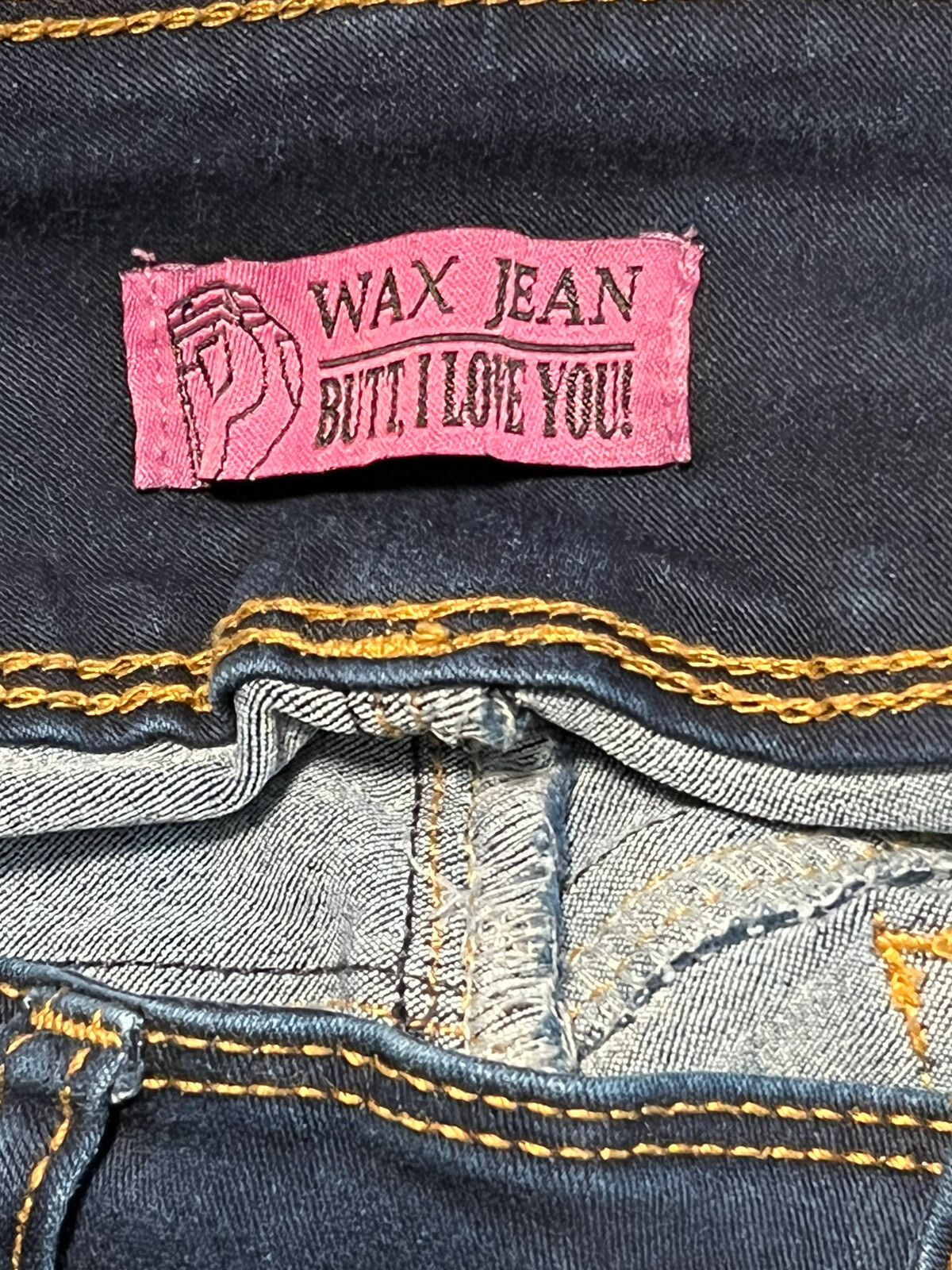 Wax jeans designed in USA 3 Button fly skinny jeans size 11 Excellent