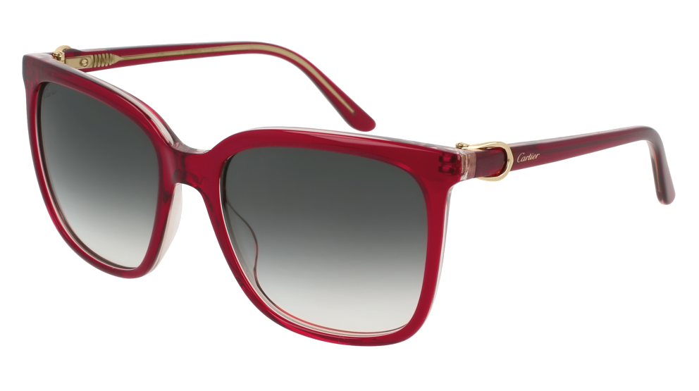 red frame cartier glasses