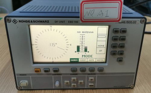 Panel przedni Rhode Schwarz DF jednostka EBD190 nr A1 kierunkowskaz - Zdjęcie 4 z 15