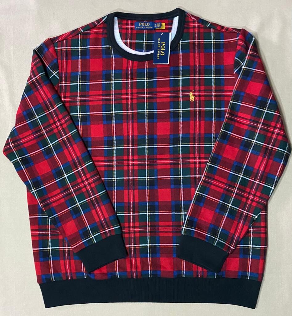 Polo Ralph Lauren Men's Tartan Plaid Cotton-Blend-Fleece