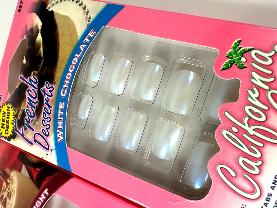 Fing'rs 法国甜品首选长度方形按指甲 24 ea(4 件装) — 第 3/4 张图片