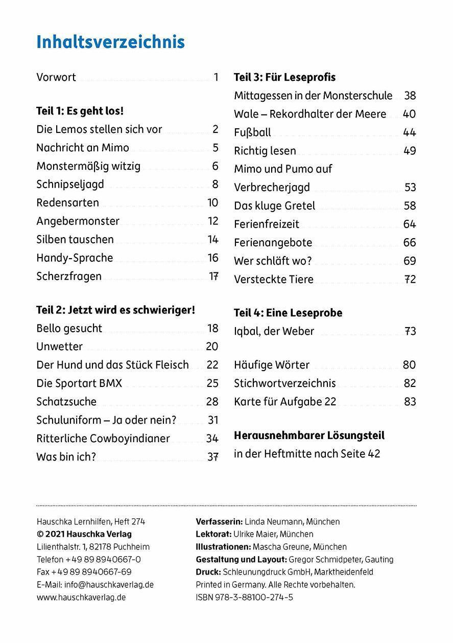 Thumbnail - Linda Neumann | Besser Lesen 4. Klasse | Broschüre | Deutsch (2012) |