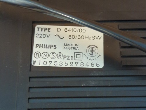 Philips Kassettenrekorder D6410 mit Euro-Stecker - Bild 8 von 9