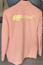 Off-white C/o Virgol Obloh Timby Ladies Jacket/blazer Rrp £1300 Uk 14 (46) #m67