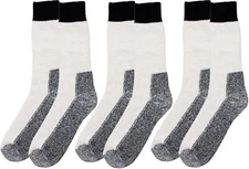 ARMYU Heavyweight Thermal Insulated Boot Socks Skiing Hiking Camping 3 Pack