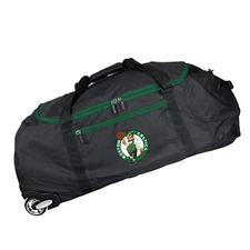 Boston Celtics Rolling Duffel Bag 36" Gym Travel Luggage w/ Wheels NBA Gear