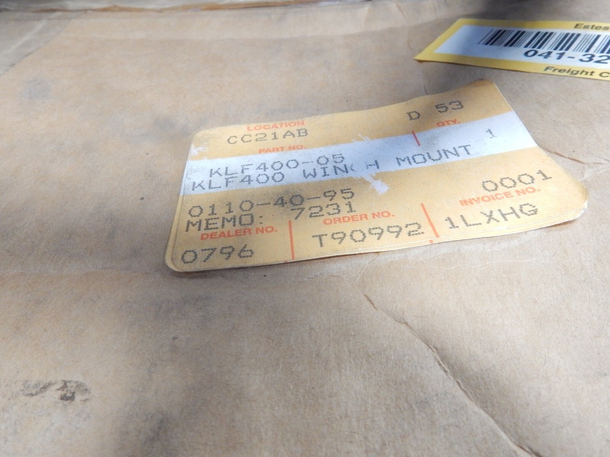 NOS Kawasaki Bayou 400 KLF400-05 Front Winch Mount Kit | KLF40005