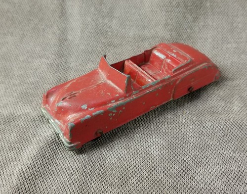 Vintage Tootsietoy 1949 Oldsmobile Convertible Car 4 1/4" Red - MADE IN U.S.A. - Picture 2 of 7