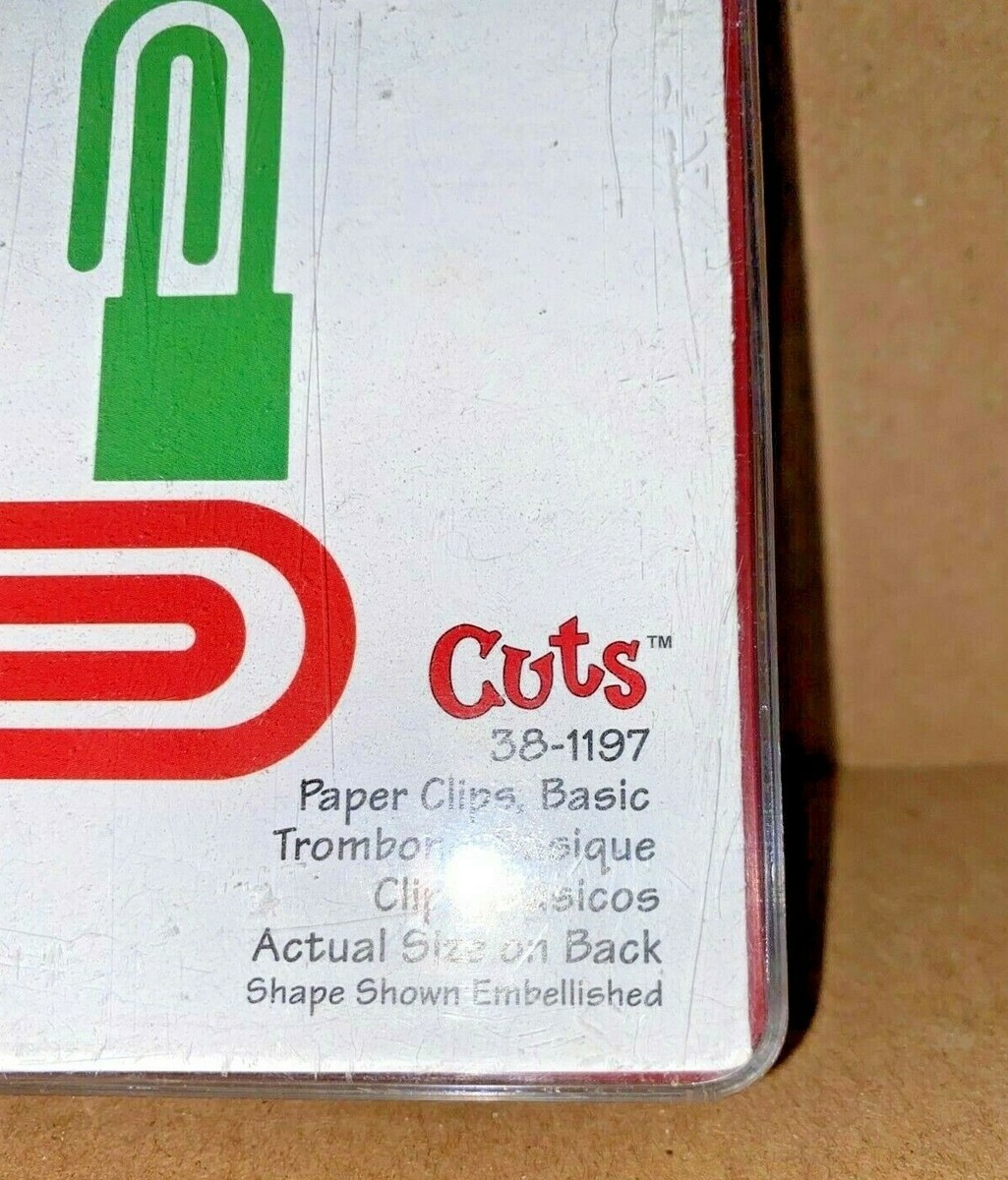 Sizzix Originals Red Die Provo Craft Ellison Orig Case 38-1197