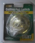 LOT#1 ELEKTEK CEILING PULL SWITCH BRASS EFFECT