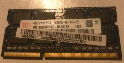 Hynix 4GB  2Rx8 PC3-10600S DDR3 1333MHz 204Pin SODIMM Ram Memory TESTED