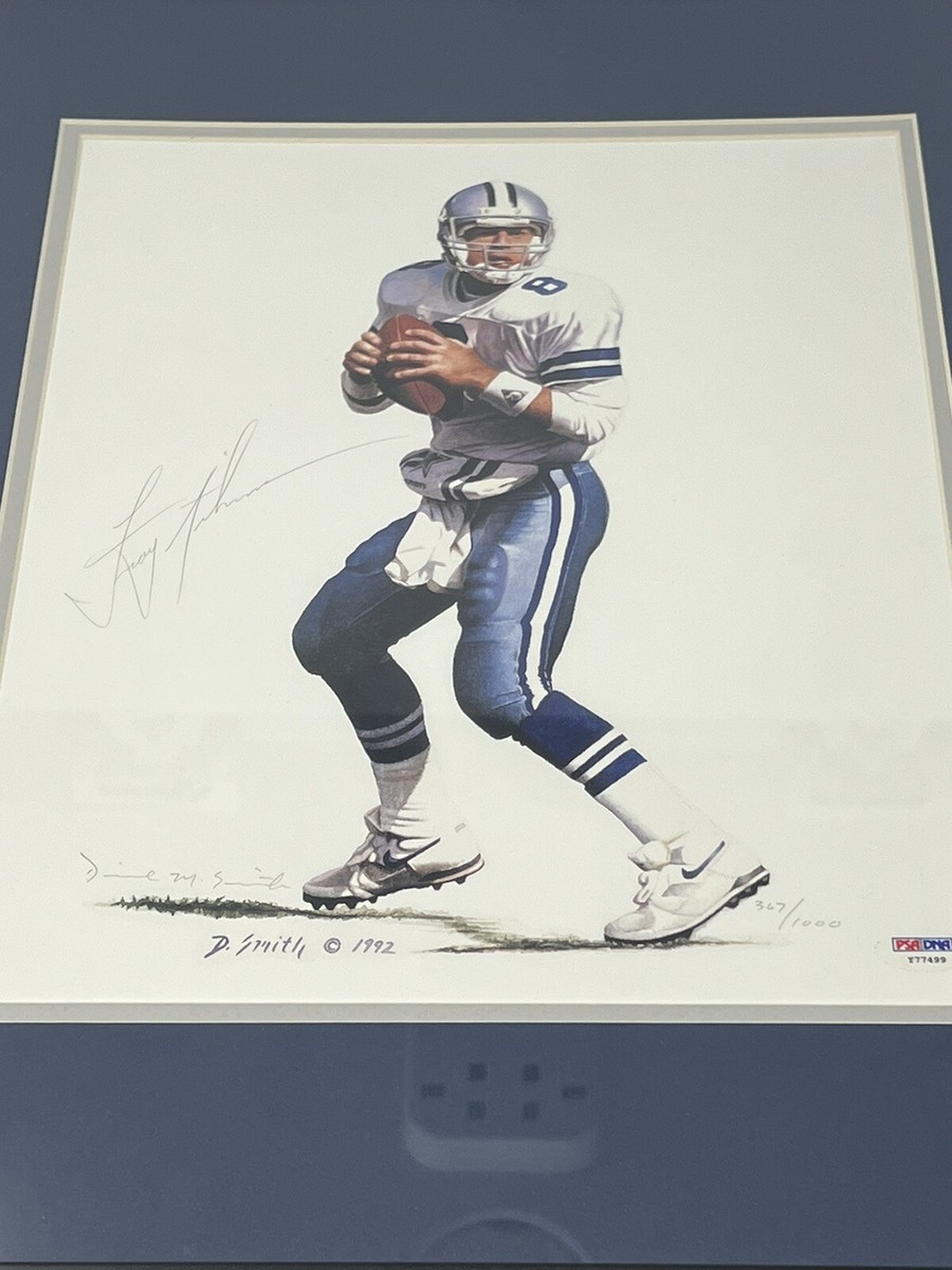 Troy Aikman Dallas Cowboys Signed LIMITED EDITION Framed Litho 367