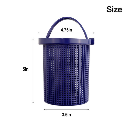For Dura-Glass Pump Basket Blue C108-33P Pool Strainer Basket Replacement - Foto 5 di 12