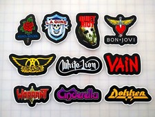 Glam Rock / Hair Metal Sticker Lot 10 Pack SET 2 80s heavy thrash classic punk