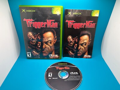Trigger Man (Microsoft Xbox, 2004) CIB w/ Manual - Crave Entertainment - Nice
