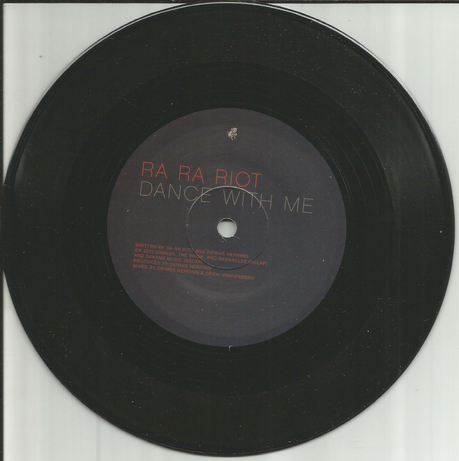RA RA RIOT Dance with me w/ Boy LIVE LIMITED 7 INCH vinyl Single MINT USA 2012