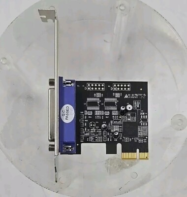 StarTech.com 1-Port Parallel PCIe Card PCI Express / Parallel DB25 Adapter PEX1P