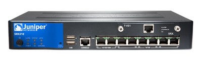 Juniper Network SRX210HE POE TAA SRX210 Secure Services Gateway PoE ...
