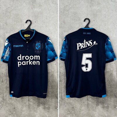 SPEED 2018 2019 AUSWÄRTS FUSSBALL SHIRT #5 MAX CLARK MACRON TRIKOT GRÖSSE L