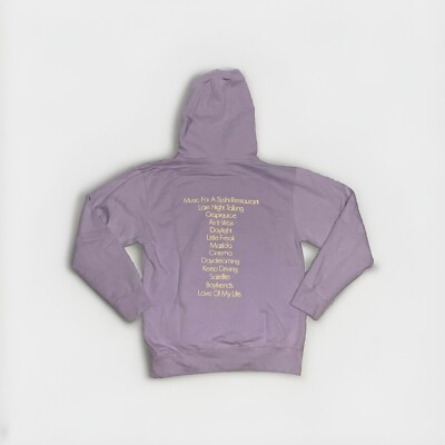 Harry Styles Love on Tour Track List Lavender Hoodie Yellow HSLOT