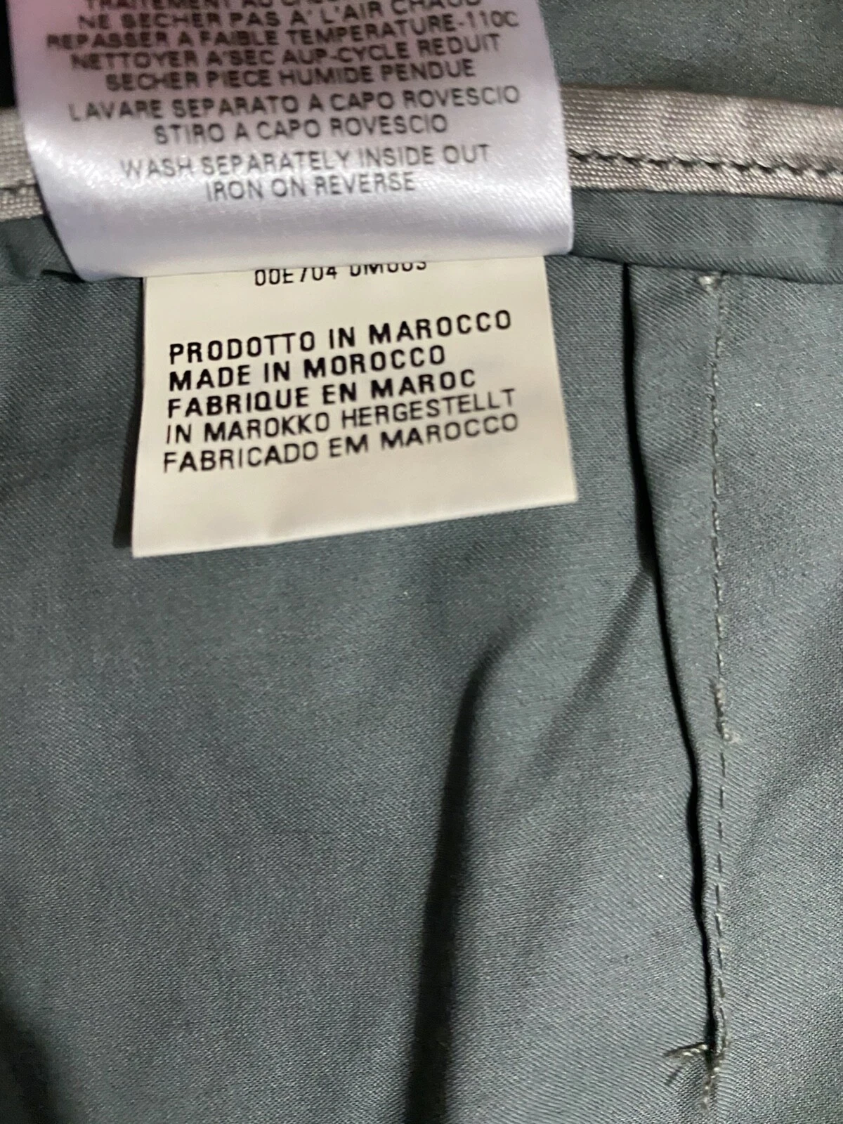 Love Moschino pantaloni eleganti skinny cotone grigio taglia 2 US