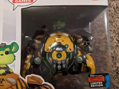 Funko Pop Wrecking Ball NYCC Yellow Green Figure #488 Overwatch 6
